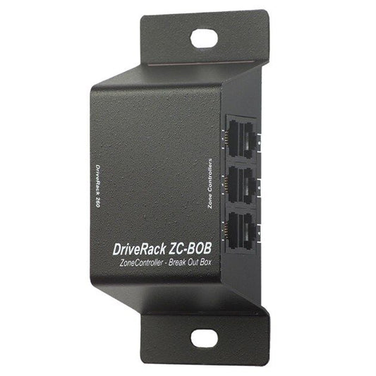 DBX ZCBOB Wall-Mounted Break Out Box for DriveRack & ZonePRO, 9 Zone Controllers, Analog DC Control, RJ-45 Connectivity, 1000 ft Range
