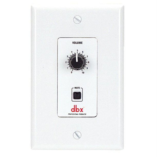 DBX ZC-2 Wall Mount Zone Controller - Analog DC Logic Control, CAT5 Connectivity, 1000 ft Range, Volume & Source Selection, Fire Safety Mute