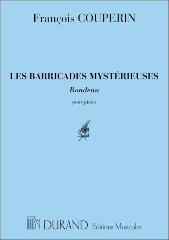 Les Barricades Mysterieuses Piano Book