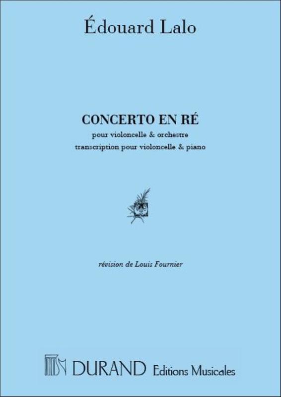 Lalo - Concerto In D Minor Cello/Piano (Softcover Book)