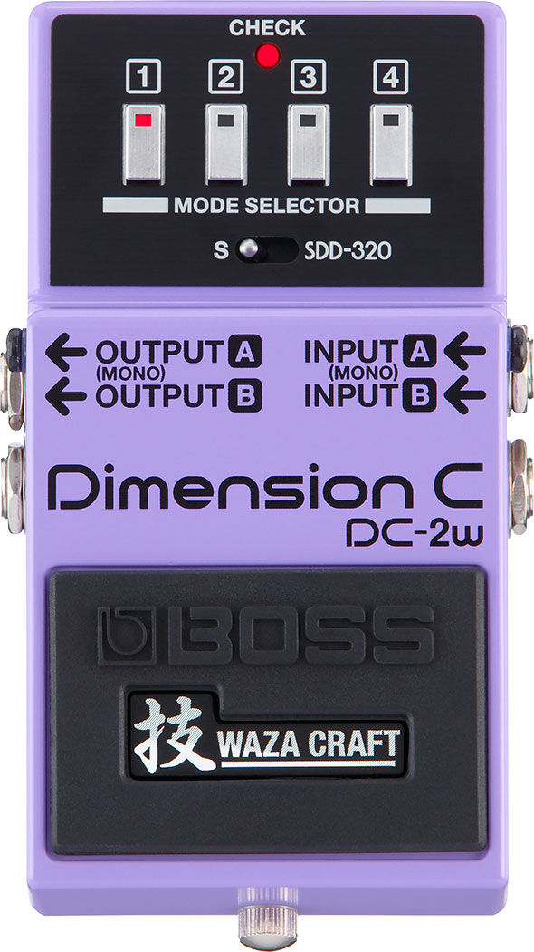 BOSS DC-2W Dimension-C WAZA CRAFT Analog Compact Effect Pedal — view 2