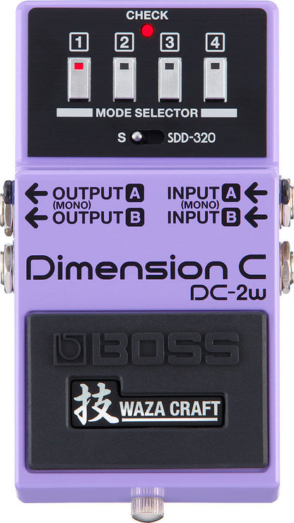 BOSS DC-2W Dimension-C WAZA CRAFT Analog Compact Effect Pedal — view 2