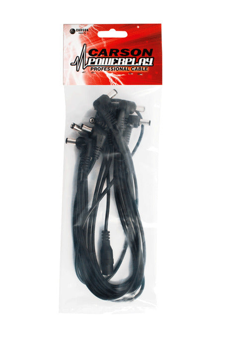 CARSON POWERPLAY - Daisy Chain DC8 Power Cord / Cable / Lead  Low Noise
