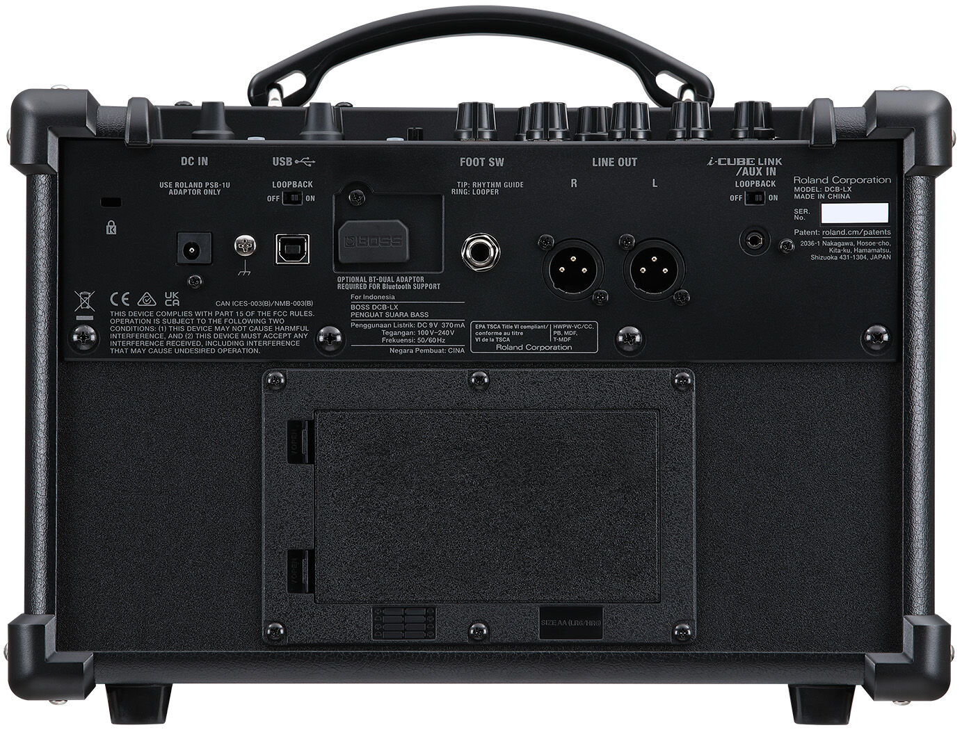 BOSS DCB-LX Dual Cube Bass Amp - Compact & Versatile 424291A59 — view 6
