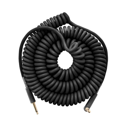 MXR 30ft Black Coil Instrument Cable - Right Angle to Straight