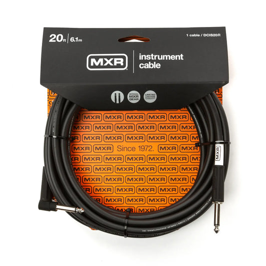 Mxr 20 FT Instrument Right Angle Cable DCIS20R