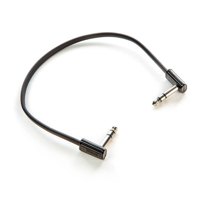 MXR Ribbon TRS Patch Cable 1ft - Stereo Flat Ribbon, Black — view 4