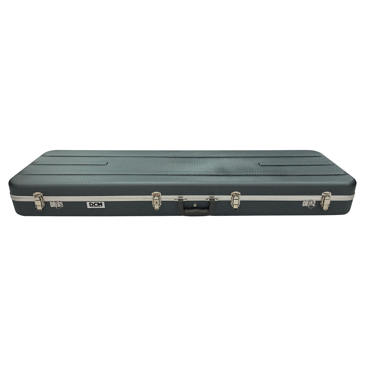 DCM BC2C Deluxe ABS/Fibre Electric Bass Case with Dark Silver Lining
