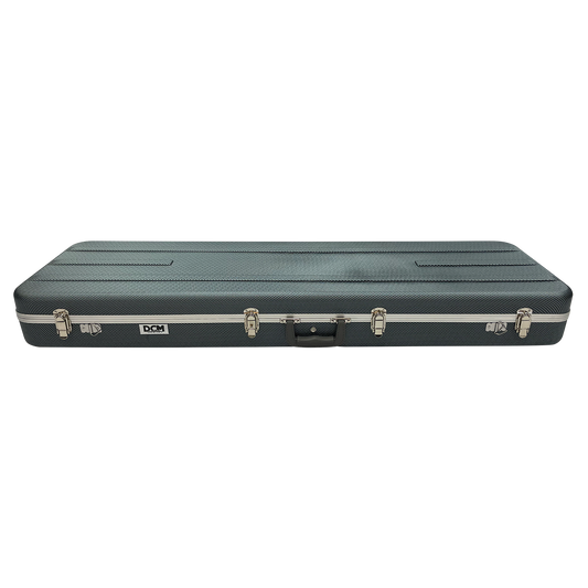 DCM BC2C Deluxe ABS/Fibre Electric Bass Case with Dark Silver Lining