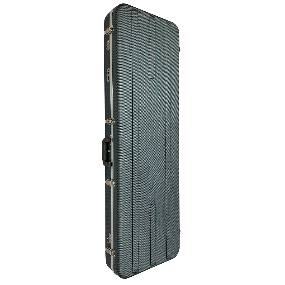 DCM BC2C Deluxe ABS/Fibre Electric Bass Case with Dark Silver Lining — view 4