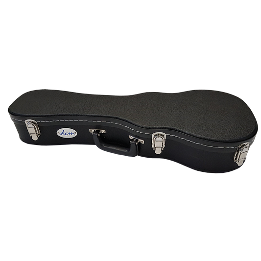 DCM BKW-B Baritone Ukulele Wood Case Black