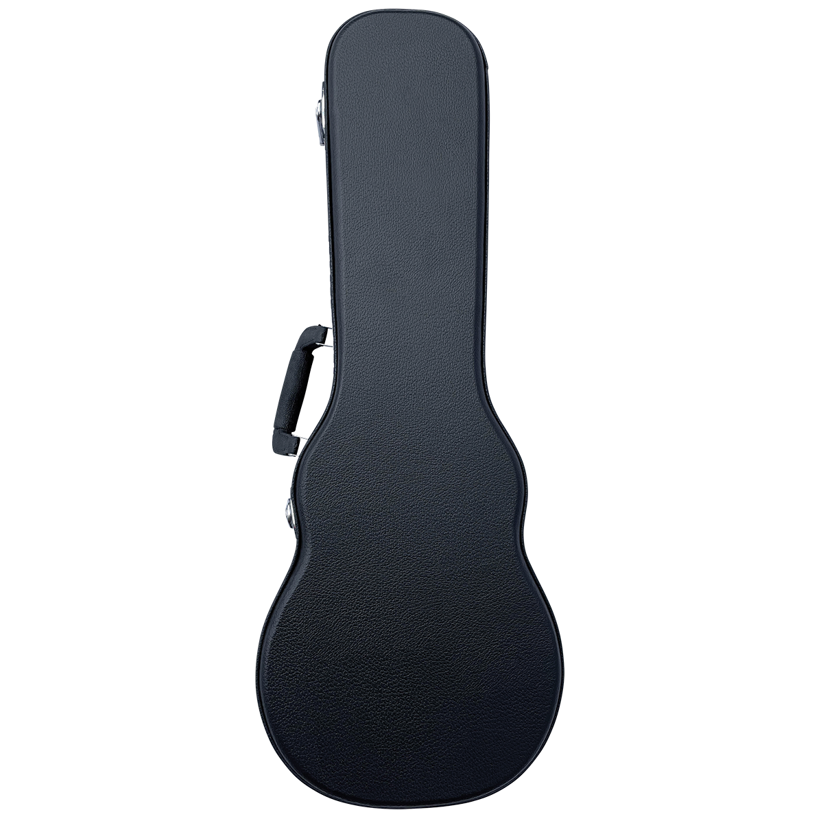 DCM BKW-C Concert Ukulele Wood Case with Black Plush Lining and Chrome Hardware — view 3