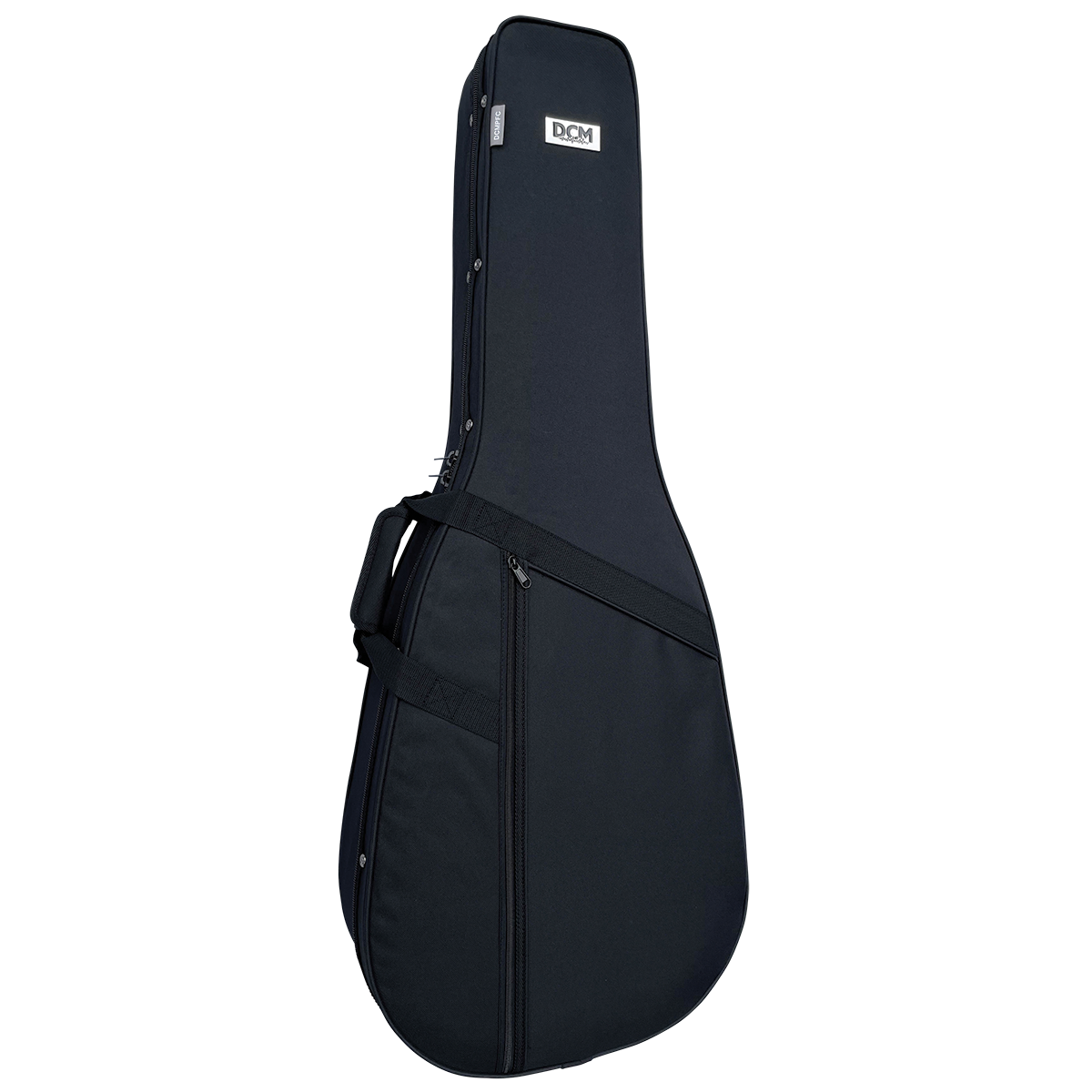 DCM Premium PFC Lightweight Classical Guitar Case Black with Plush Velvet Interior