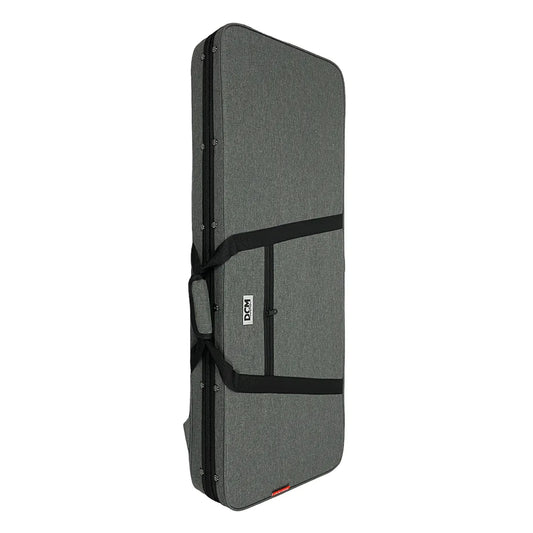 DCM Premium PFE Polyfoam Lightweight Electric Guitar Case Grey with Plush Velvet Interior