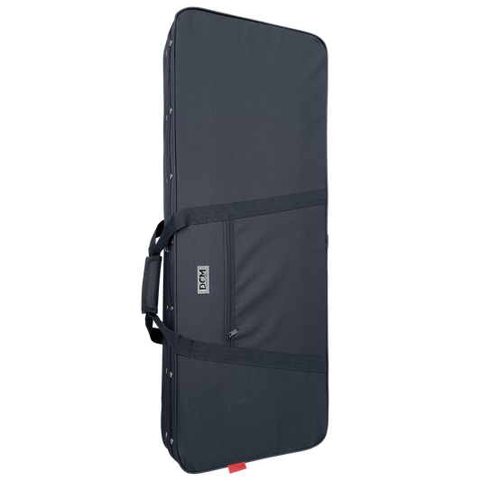 DCM Premium PFE Lightweight Electric Guitar Case with Black Nylon Cover and Plush Velvet Interior