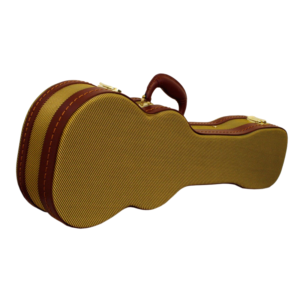 DCM VTW-S Soprano Ukulele Wood Case in Tweed