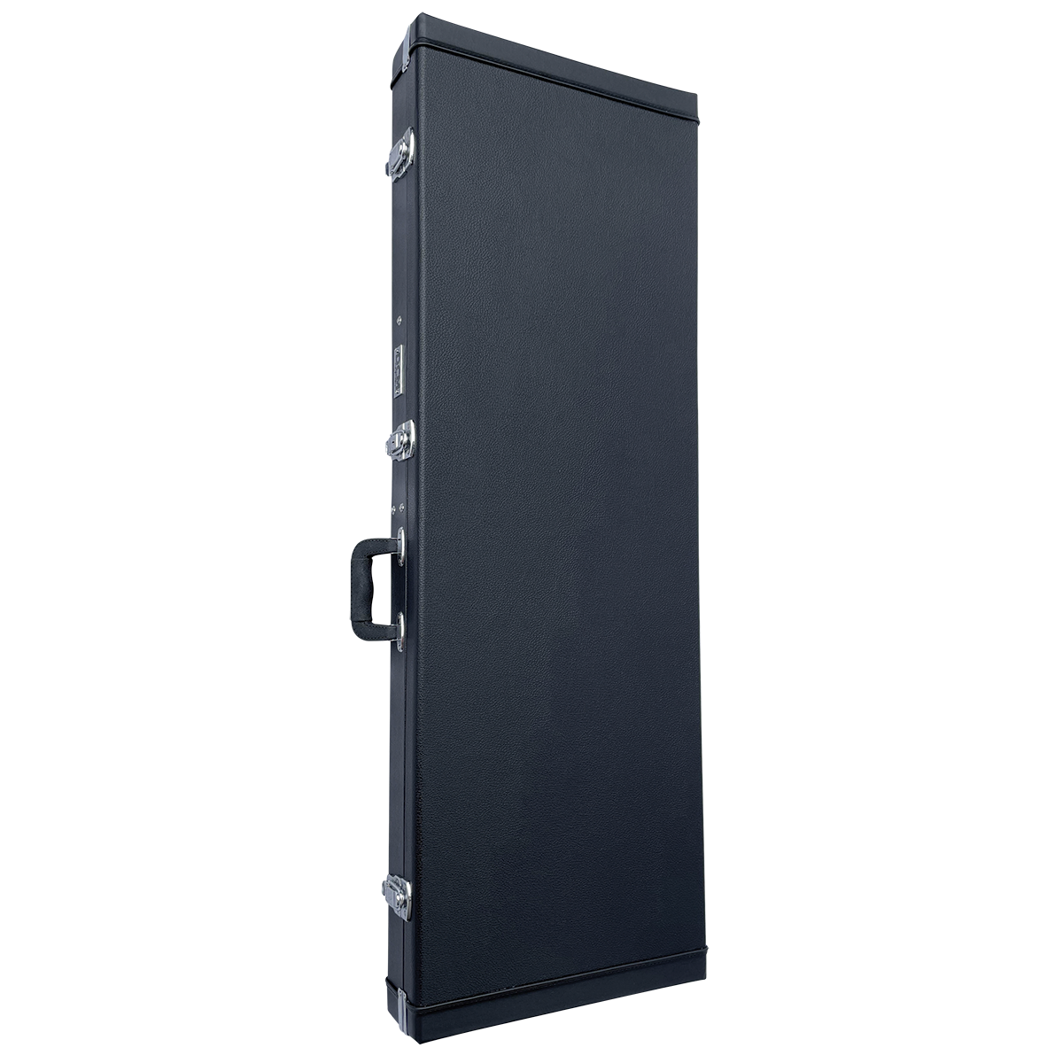 DCM WBC1 Wood Bass Case with Black Plush Lining and Chrome Hardware