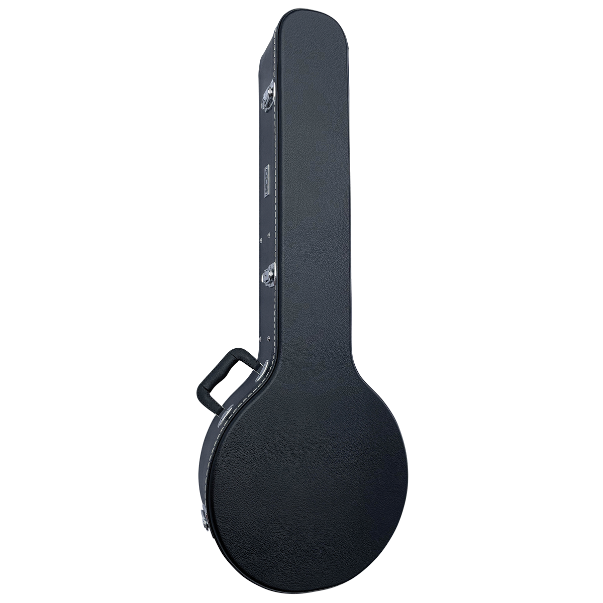 DCM WBJ1 Wood Banjo Case with Black Plush Lining and Chrome Hardware