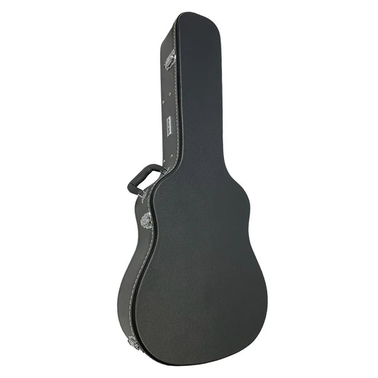DCM WDC6 Dreadnought 6-String Guitar Case with Plush Lining and Locking Latches