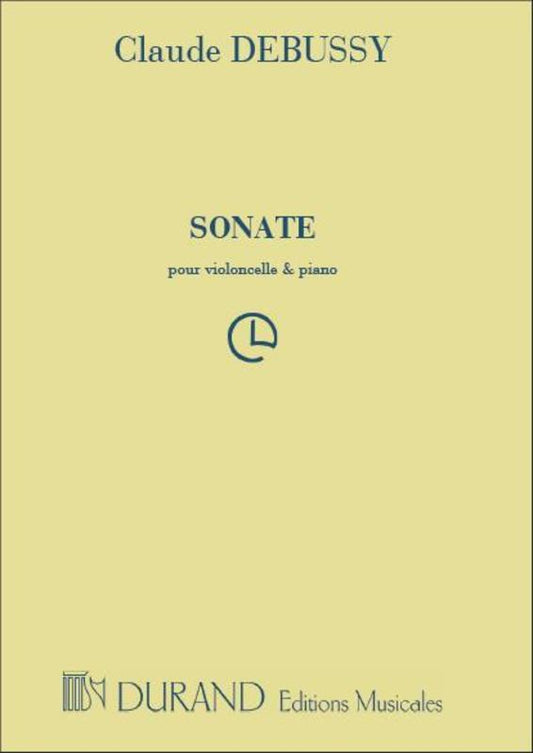 Debussy - Sonata D Minor For Cello/Piano (Softcover Book)