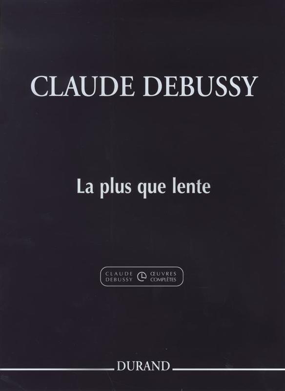 Debussy - La Plus Que Lente For Piano (Softcover Book)
