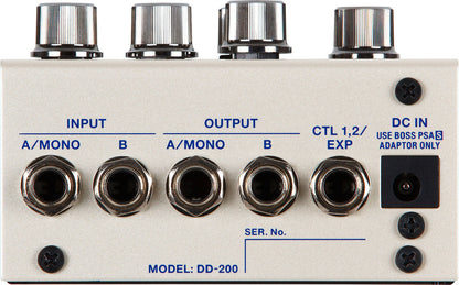 BOSS DD-200 Digital Delay Pedal - 200 Series Compact Effects with Memory and Intuitive Controls — view 5