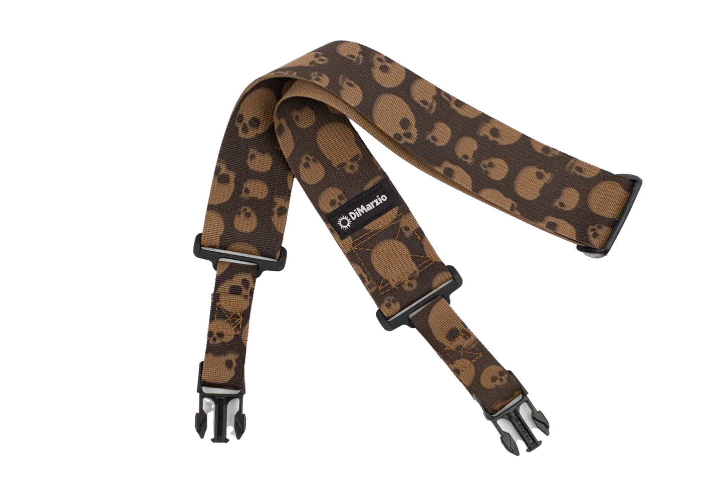 Dimarzio GTR Strap Skull Camo Clip Lock
