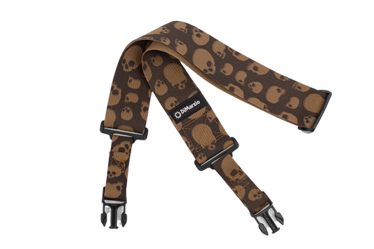 Dimarzio GTR Strap Skull Camo Clip Lock