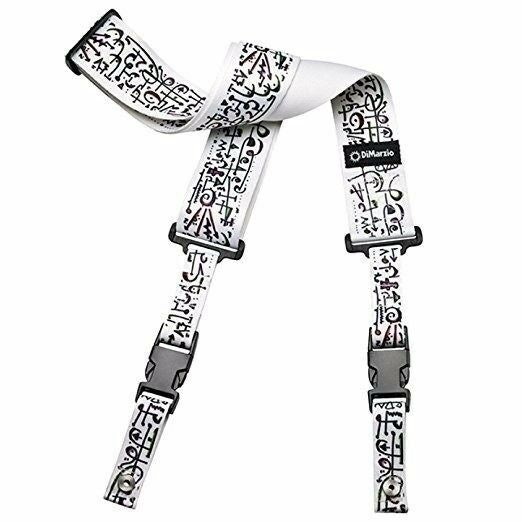 DiMarzio 2 Inch Steve Vai Nylon Clip Lock Guitar Strap - Original Art *NEW*