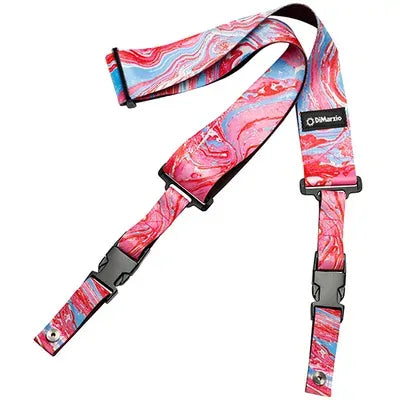 Dimarzio Steve Vai Clip Lock Strap - Blue Cherry Universe