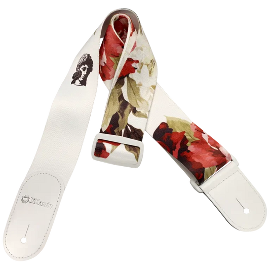 Dimarzio Polyphia Floral Muse White Guitar Strap