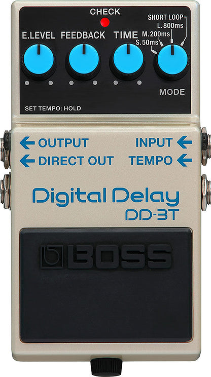 BOSS DD-3T Digital Delay Pedal - Enhanced Classic with Tap Tempo, Compact Design, Legendary Sound — view 2