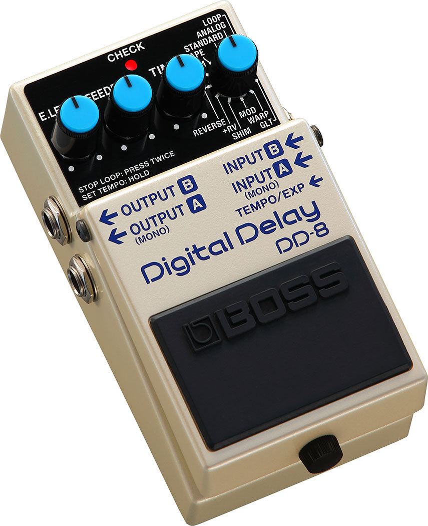 BOSS DD-8 Digital Delay Pedal - Versatile Compact Delay with Extensive Sounds, Control Options & Connectivity — view 3