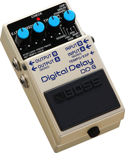 BOSS DD-8 Digital Delay Pedal - Versatile Compact Delay with Extensive Sounds, Control Options & Connectivity — view 3