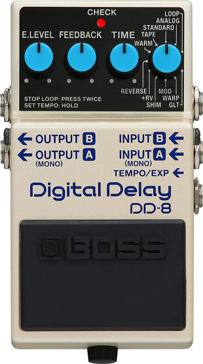 BOSS DD-8 Digital Delay Pedal - Versatile Compact Delay with Extensive Sounds, Control Options & Connectivity — view 2