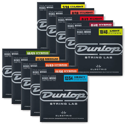 Dunlop Electric Guitar Nickel Wound String Set - Custom Medium 11-48