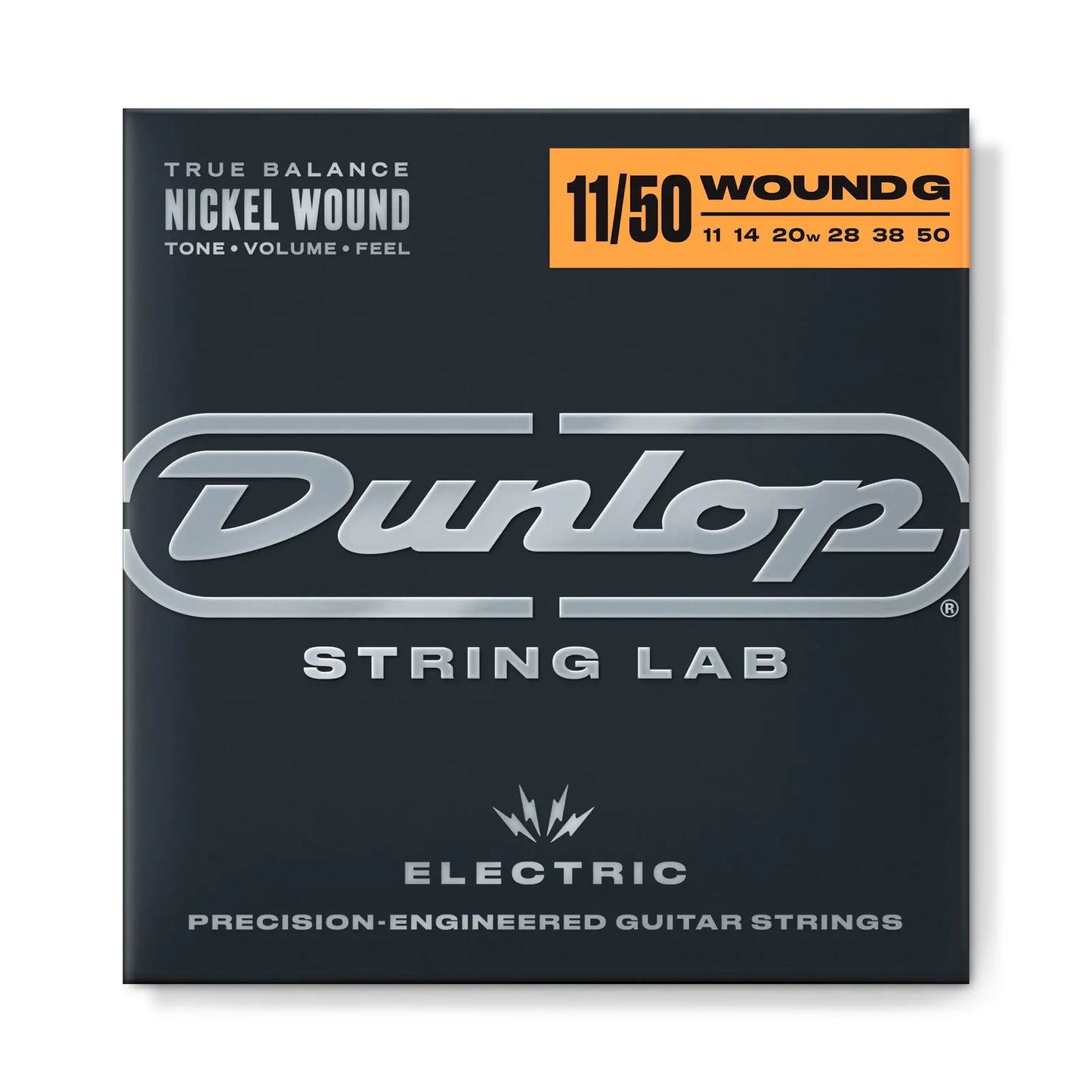 Jim Dunlop Dunlop 11-50 Medium Heavy Nickel Wound Electric Guitar Strings with Wound G