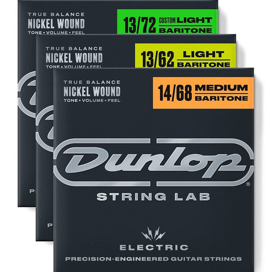 Dunlop Baritone Electric Guitar String Set Medium 14-68