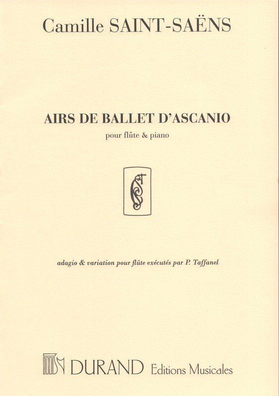 Saint Saens - Airs de Ballet d'Ascanio for Flute and Piano, Grade 7