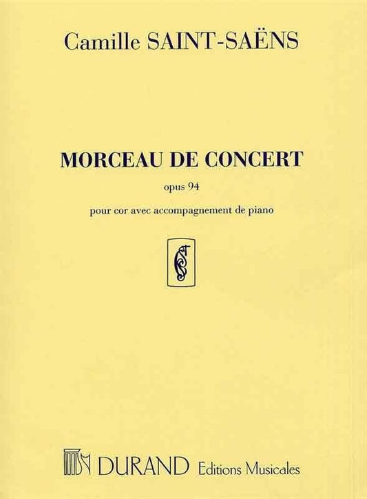 Saint-Saens Concertpiece Op 94 for French Horn and Piano