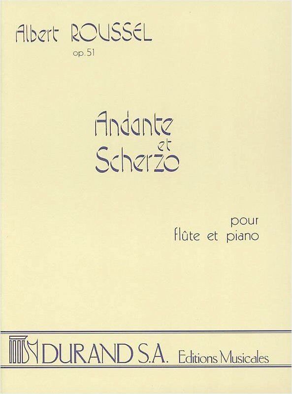 Roussel - Andante et Scherzo Op. 51 for Flute and Piano