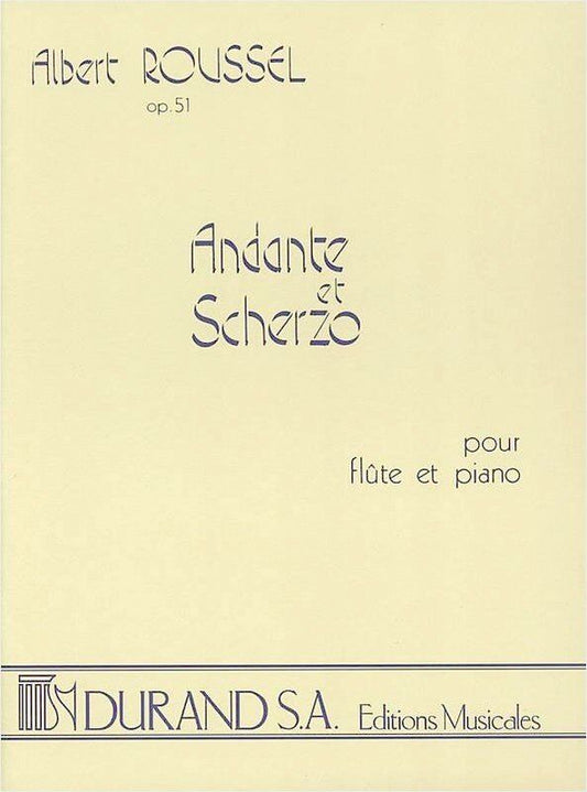 Roussel - Andante et Scherzo Op. 51 for Flute and Piano