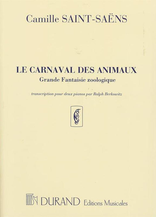 Carnival Of The Animals 2 Piano 4 Hand Book