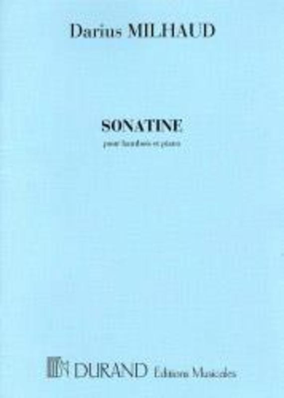 Milhaud - Sonatina Oboe/Piano (Softcover Book)