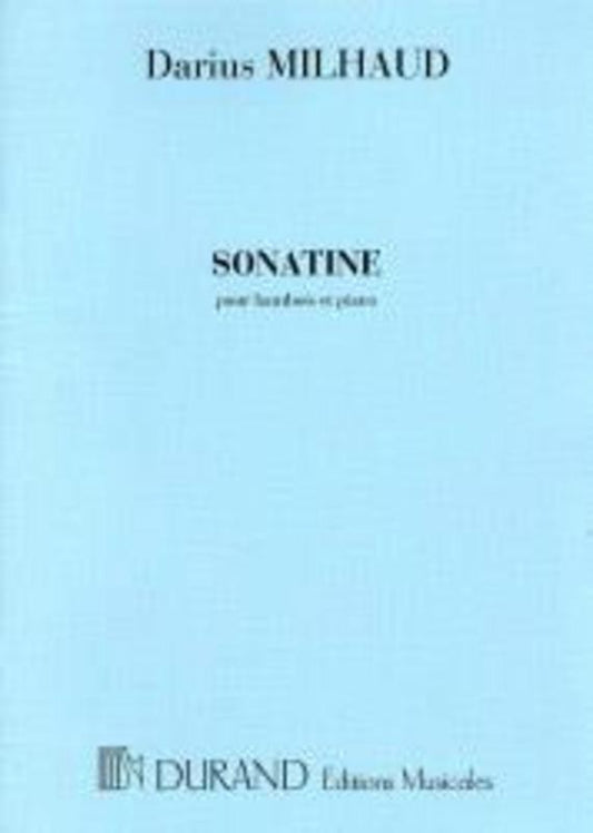 Milhaud - Sonatina Oboe/Piano (Softcover Book)