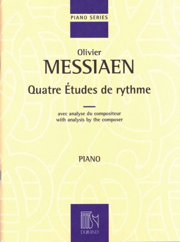 Messiaen - Quatre Etudes De Rythme Piano (Softcover Book)