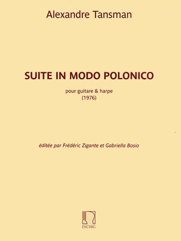 Suite In Modo Polonico Guitar And Harp Book
