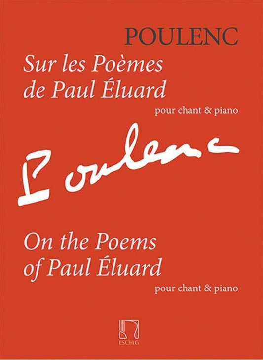 On The Poems Of Paul Eluard Voice/Piano Book