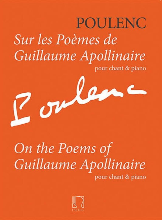 On The Poems Of Guillaume Apollinaire Voice/Pian Book