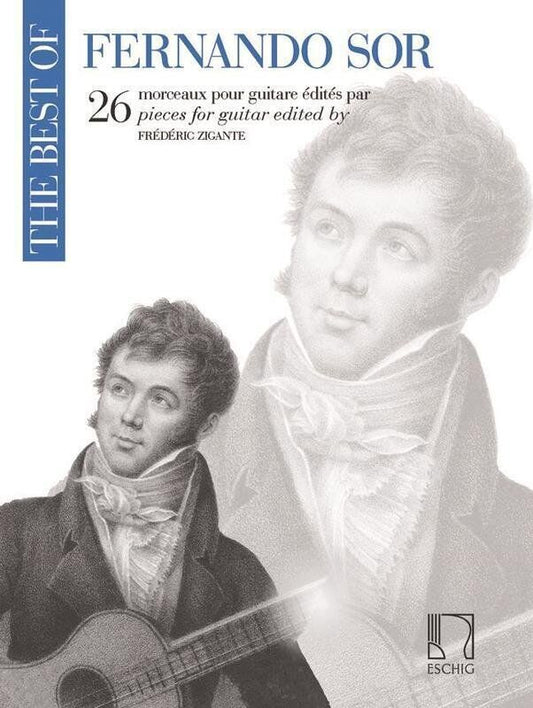 The Best of Fernando Sor - 26 Pieces for Guitar by Max Eschig, 136 Pages